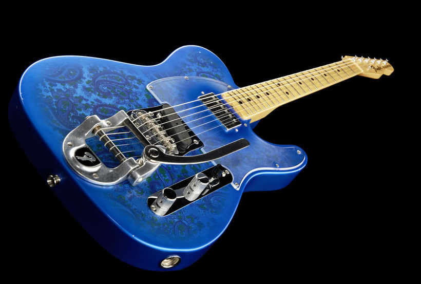Fender Telecaster Blue Paisley Bigsby